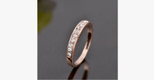 Load image into Gallery viewer, 18k Rose Gold Plated Eternity Ring - FREE SHIP DEALS