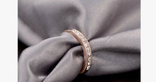 Load image into Gallery viewer, 18k Rose Gold Plated Eternity Ring - FREE SHIP DEALS