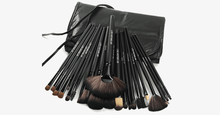 Load image into Gallery viewer, Jet Black MakeUp Brush Set with Free Case - FREE SHIP DEALS