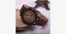 Load image into Gallery viewer, Men's Quartz Wooden Watch