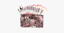 Load image into Gallery viewer, 24 Piece Pink Leopard Brush Set - FREE SHIP DEALS