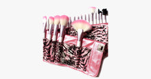 Load image into Gallery viewer, 24 Piece Pink Leopard Brush Set - FREE SHIP DEALS