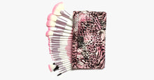 Load image into Gallery viewer, 24 Piece Pink Leopard Brush Set - FREE SHIP DEALS