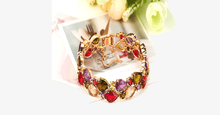 Load image into Gallery viewer, Multi-Color Crystal Bracelet - FREE SHIP DEALS