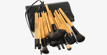Load image into Gallery viewer, 24 Piece Premium Wood Brush Set with Free Case - FREE SHIP DEALS