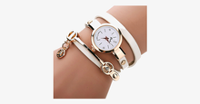 Load image into Gallery viewer, Gold Charm Wrap Watch - FREE SHIP DEALS