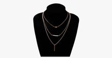 Load image into Gallery viewer, 3 Multi-Layer Bar Necklace - FREE SHIP DEALS