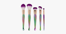 Load image into Gallery viewer, 5 Piece Rainbow Mermaid Brush Set - FREE SHIP DEALS
