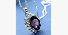 Load image into Gallery viewer, 3 Carat Handcrafted Alexandrite Pendant with Silver Plated Chain - FREE SHIP DEALS