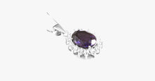 Load image into Gallery viewer, 3 Carat Handcrafted Alexandrite Pendant with Silver Plated Chain - FREE SHIP DEALS