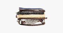 Load image into Gallery viewer, 4 Pcs Multi-Layer Beads Leather Bracelet - FREE SHIP DEALS
