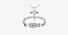 Load image into Gallery viewer, Angel Love Pendant &amp; Men Bracelet Set - FREE SHIP DEALS