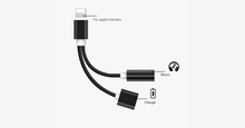 Load image into Gallery viewer, 2 in 1 Earphone &amp; Lightning Adapter for iPhone - FREE SHIP DEALS