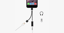 Load image into Gallery viewer, 2 in 1 Earphone &amp; Lightning Adapter for iPhone - FREE SHIP DEALS