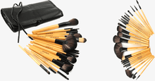 Load image into Gallery viewer, 24 Piece Premium Wood Brush Set with Free Case - FREE SHIP DEALS