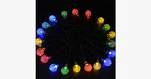 Load image into Gallery viewer, 20 LED Solar-Powered Crystal Ball String Lights - FREE SHIP DEALS
