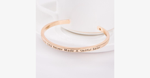Load image into Gallery viewer, A Smooth Sea Never Made A Skillful Sailor Cuff Bangle - FREE SHIP DEALS