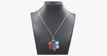 Load image into Gallery viewer, 7 Chakra Stones Natural Healing Pendant Necklace - FREE SHIP DEALS
