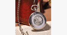 Load image into Gallery viewer, Silver Full Hunter Pocket Watch