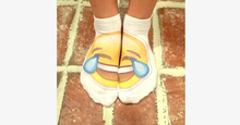 Load image into Gallery viewer, 3D Laughing Emoji Fashion One Side Print Cotton Socks - FREE SHIP DEALS