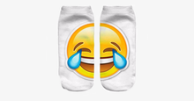 Load image into Gallery viewer, 3D Laughing Emoji Fashion One Side Print Cotton Socks - FREE SHIP DEALS