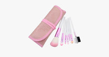 Load image into Gallery viewer, 7 Piece Soft Pink Brush Set - FREE SHIP DEALS