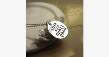 Load image into Gallery viewer, This Too Shall Pass Charm Necklace
