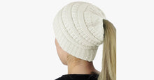 Load image into Gallery viewer, Pack of 3 Pretty Ponytail Hats - FREE SHIP DEALS