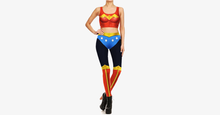 Load image into Gallery viewer, Women's Sexy Wonder Women Comic Hero Leggings Set - FREE SHIP DEALS