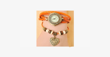 Load image into Gallery viewer, Heart Vintage Wrap Watch - FREE SHIP DEALS