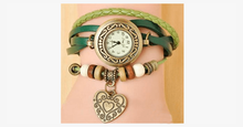 Load image into Gallery viewer, Heart Vintage Wrap Watch - FREE SHIP DEALS